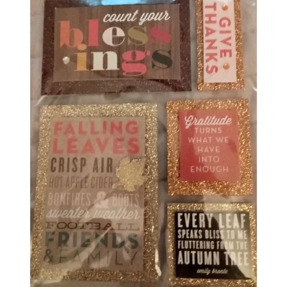 Thanksgiving Fall Sticker Soft Spoken - Picture 2 of 2